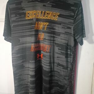 Under Armour Youth Black and Orange Graphic Tee